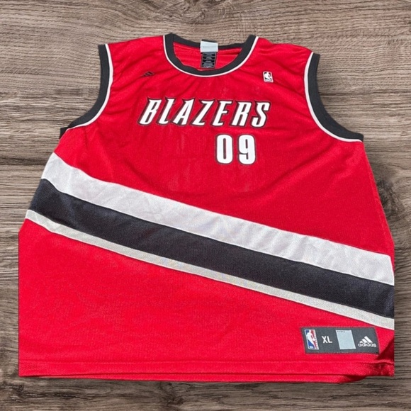 adidas Other - Adidas Portland Trailblazers Red and Black Jersey